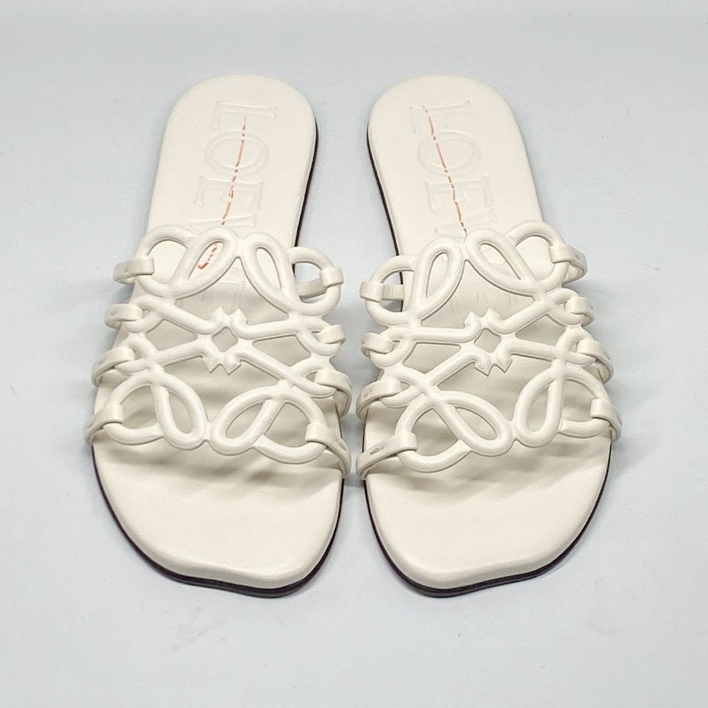 Loewe Petal Anagram slide in soft calfskin size 37 - Picture 7 of 16